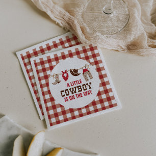 Rodeo Western Cowboy Babyparty Serviette