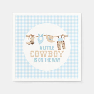 Rodeo Western Cowboy Babyparty Serviette