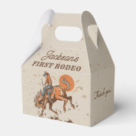Rodeo Western Cowboy Birthday Favor Box Geschenkschachtel