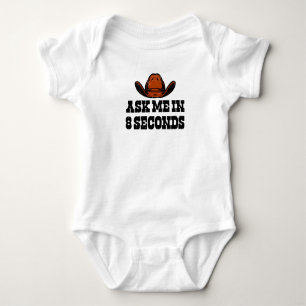 Rodeo Western Cowboy Wild West Bull Baby Strampler