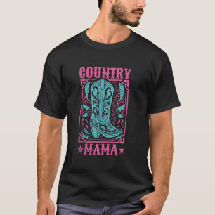 Rodeo Western Pferdeliebhaber Farmer Cowgirl Stief T-Shirt