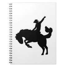 Rodeoreiter auf einem Pferd