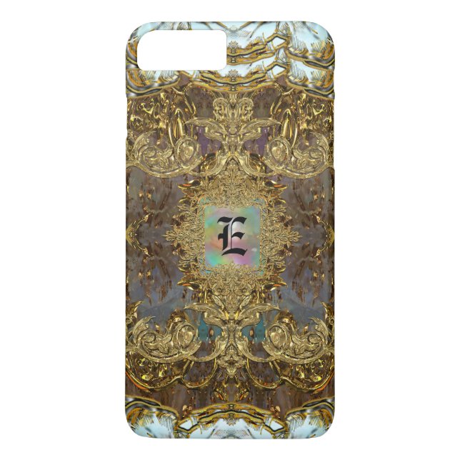 Rodgette Moore Elegant Monogramm 7 Plus Case-Mate iPhone Hülle (Rückseite)