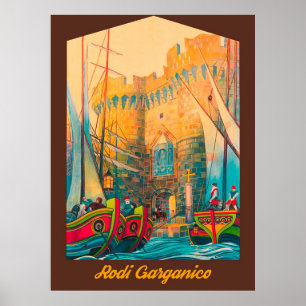 Rodi Garganico, Italien Poster