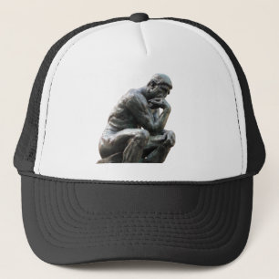 Rodin Thinker - Denken über Cap Hat Truckerkappe