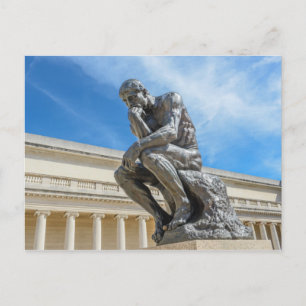 Rodin Thinker Postkarte