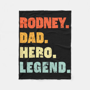 Rodney Vater Hero Legend Personalisierter Individu Fleecedecke