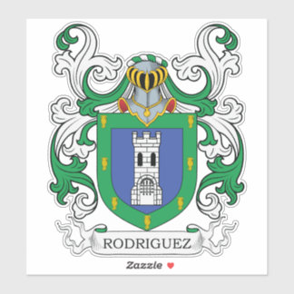 Rodriguez Familienwappen Aufkleber