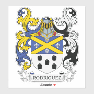 Rodriguez Familienwappen Aufkleber