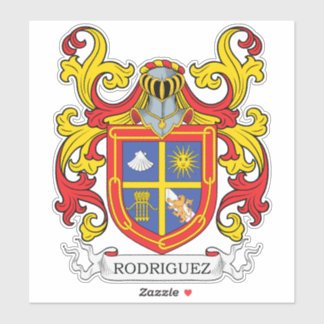 Rodriguez Familienwappen Aufkleber