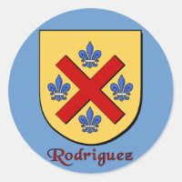Rodriguez Family Shield Stickers