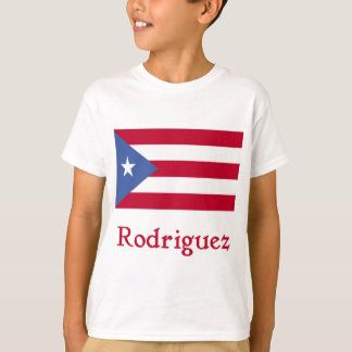Rodriguez-Puertorikaner-Flagge T-Shirt