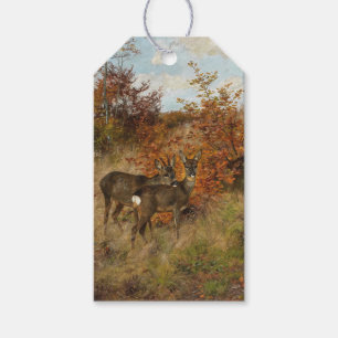 Roe Dee mit Herbst lässt Vintage Tierwelt zurück Geschenkanhänger