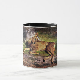 Roe Deer im Wald (von Rosa Bonheur) Tasse