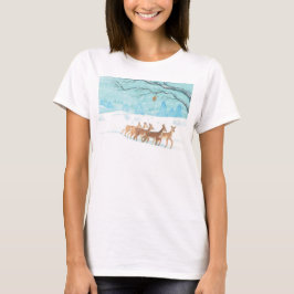 Roe Deer im Winter T-Shirt