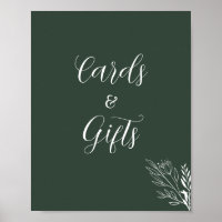 ROE Dusky Green & White Cards Zeichen
