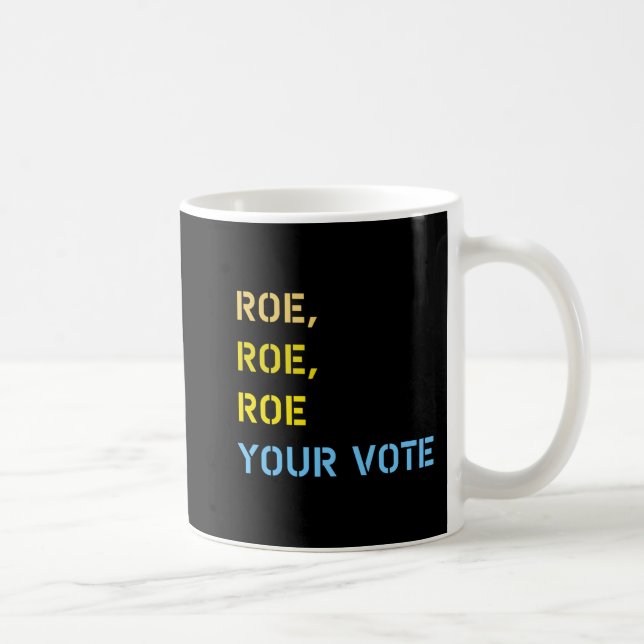 Roe roe roe roe deine Stimme Kaffeetasse (Rechts)
