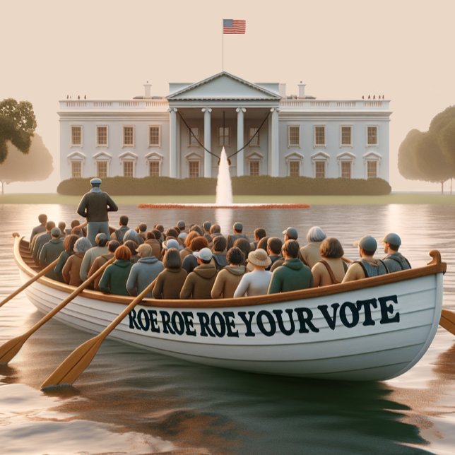 Roe Roe Roe Your Abstimmung T-Shirt (Von Creator hochgeladen)