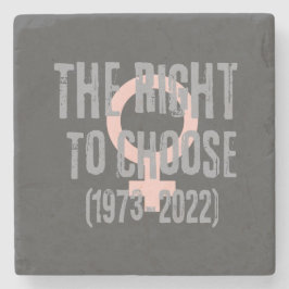 Roe V Wade Death Date Typografie Steinuntersetzer