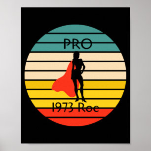 Roe Vs Wade Pro Wahl Abtreibungsrechte Frauen Frei Poster