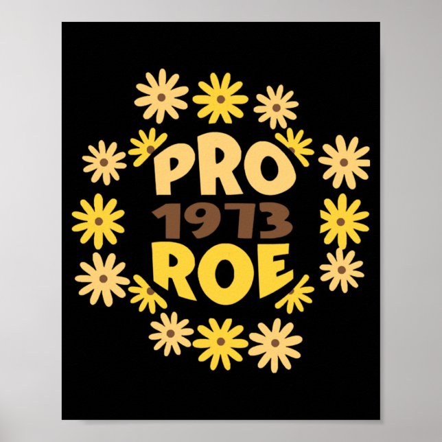 Roe / Wade Rights ProChoice Feminist Pro Poster (Vorne)