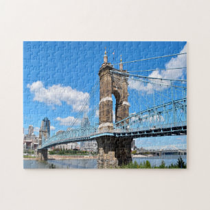 Roebling-Hängebrücke Ohio. Puzzle