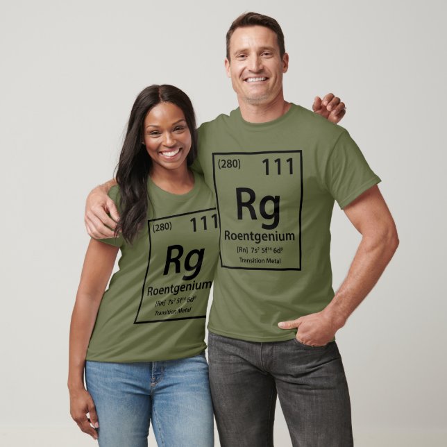 Roentgenium-Element (schwarz) T-Shirt (Unisex)