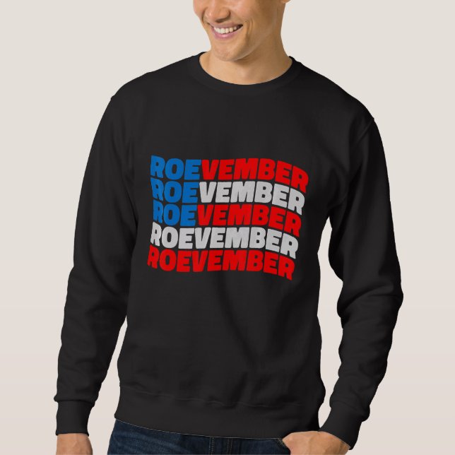 ROEVEMBER American Flag Erinnerung 8. November 202 Sweatshirt (Vorderseite)