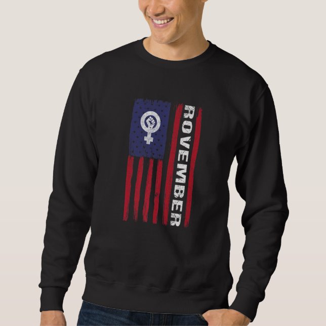 Roevember American Flag Sweatshirt (Vorderseite)