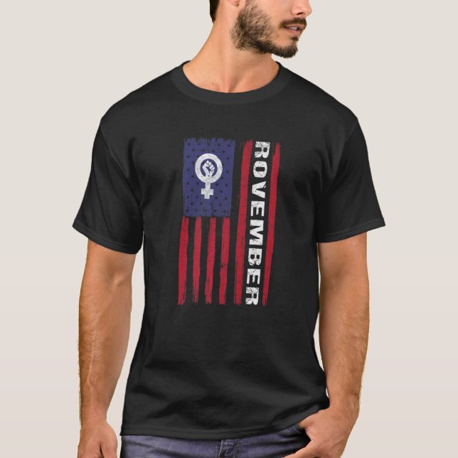 Roevember American Flag T-Shirt (Vorderseite)