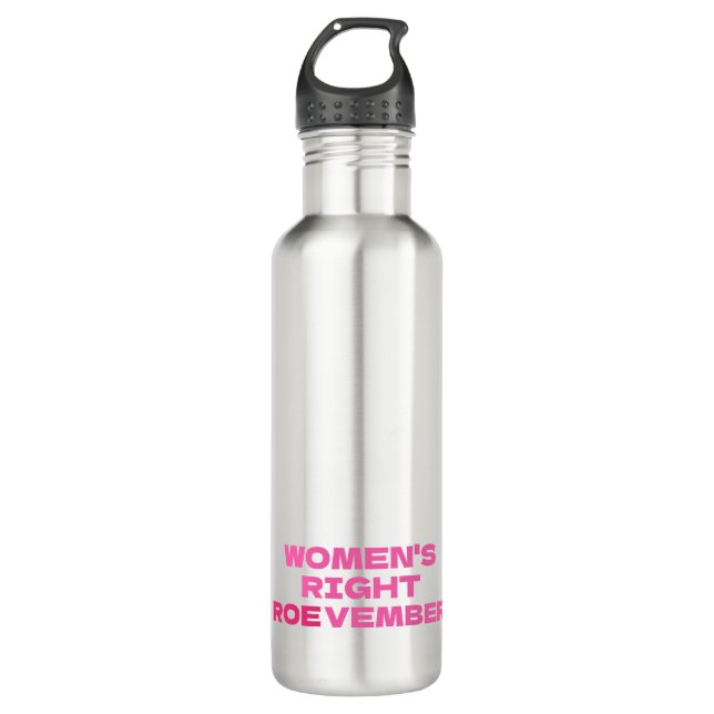 ROEVEMBER Frauenrechte Pro Choice Abortion Edelstahlflasche (Vorderseite)