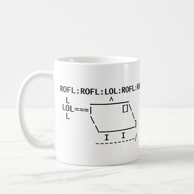 ROFLcopter Tasse (Links)