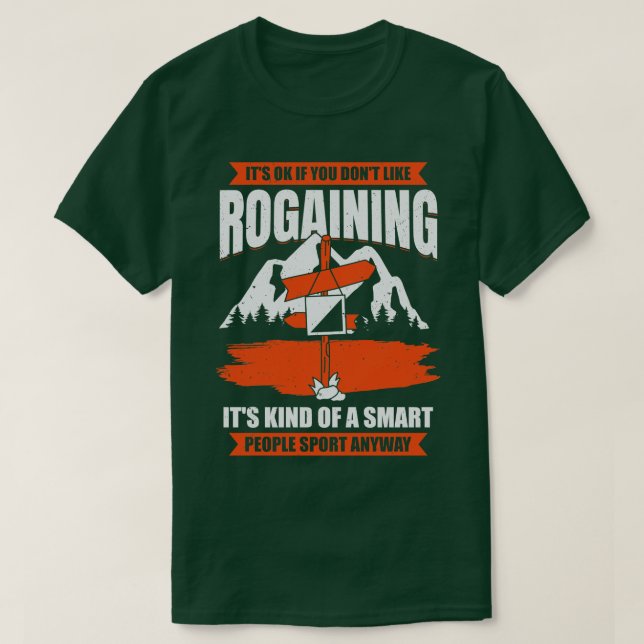 Rogaining Lover Orienteering Rogaines Hobby Gift T-Shirt (Design vorne)