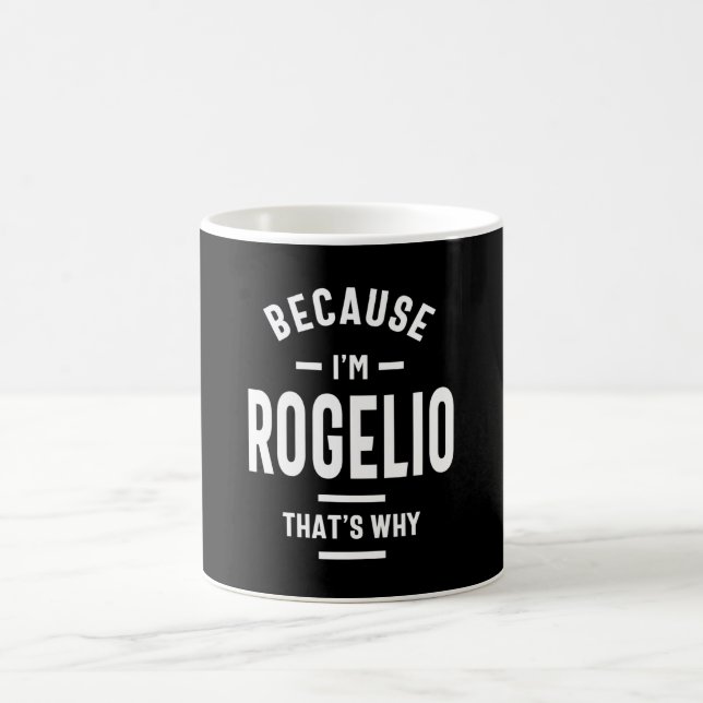 Rogelio Personalisiert Name Birthday Kaffeetasse (Mittel)