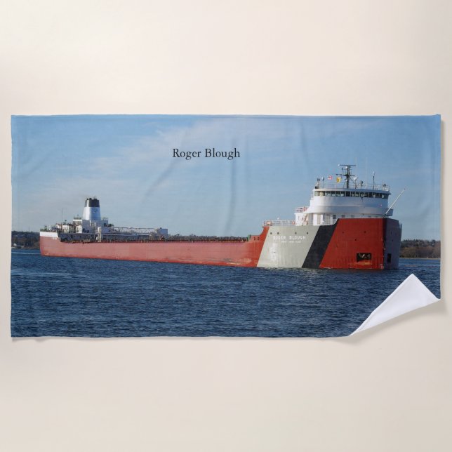 Roger Blough Beach Handtuch (Vorderseite)