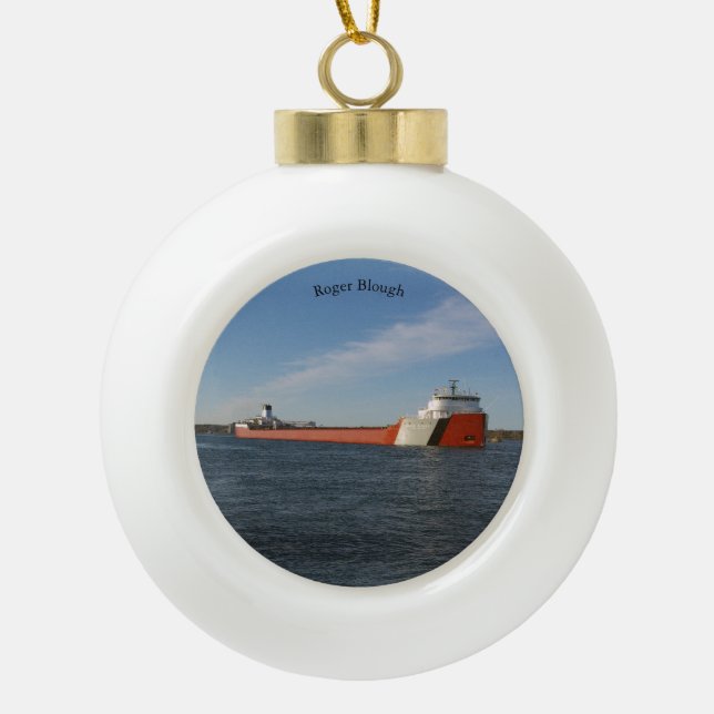 Roger Blough-Ornament Keramik Kugel-Ornament (Vorderseite)
