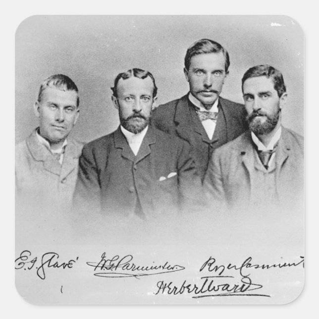 Roger Casement Quadratischer Aufkleber (Vorderseite)