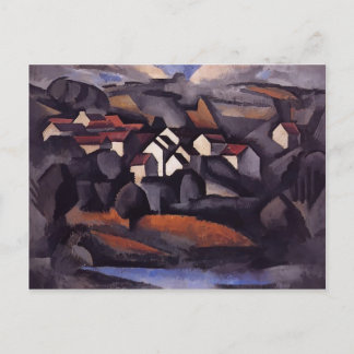 Roger Fresnaye - Landschaft im Fürte Soud Jouarre Postkarte