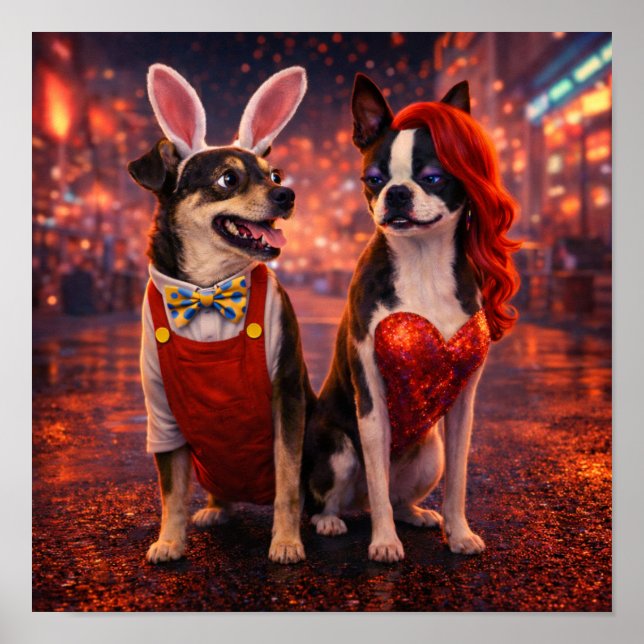 "Roger & Jessica" Poster (Vorne)