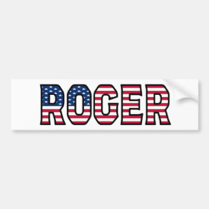 Roger Name Vorname USA Aufkleber Sticker Auto -> R Autoaufkleber