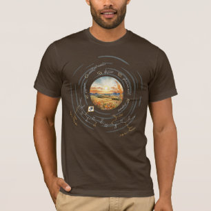 ROGER-Peptid, Moon 5 mit benutzerdefiniertem Text, T-Shirt