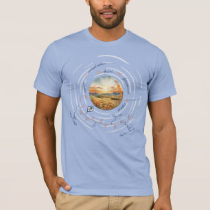 ROGER-Peptid, Moon 5 mit benutzerdefiniertem Text, T-Shirt