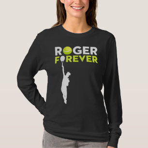 Roger Playing Tennis Real Fan Ball T-Shirt