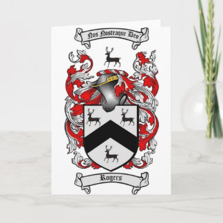ROGERS FAMILIENWAPPEN KARTE