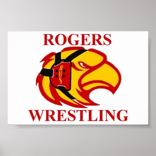 Rogers Hawkhead Wrestling Poster (Vorne)