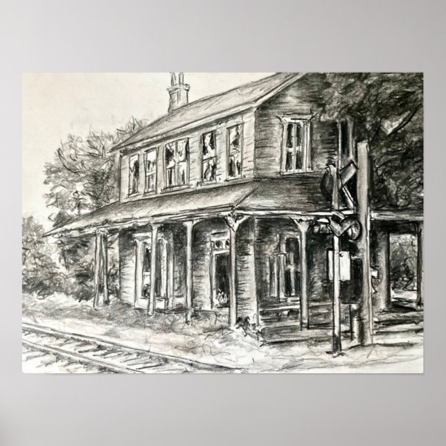 "Roger's Ohio Depot Station" - Stift Poster (Vorne)