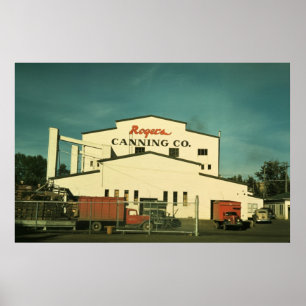 Rogers peanning Pflanze Milton-Freewater OR Poster