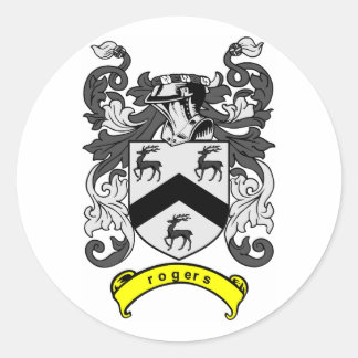ROGERS-Wappen Runder Aufkleber