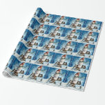 Rogh Collie über Snowman Christmas Geschenkpapier<br><div class="desc">Wunderbare Weihnachtsgeschenke für den Collie-Liebhaber auf Ihrer Einkaufsliste: Weihnachtskarten,  Ornamente,  Hobbys,  Sweatshirts,  vieles mehr. Geben Sie als Weihnachtsgeschenke oder Leckerei selbst!</div>