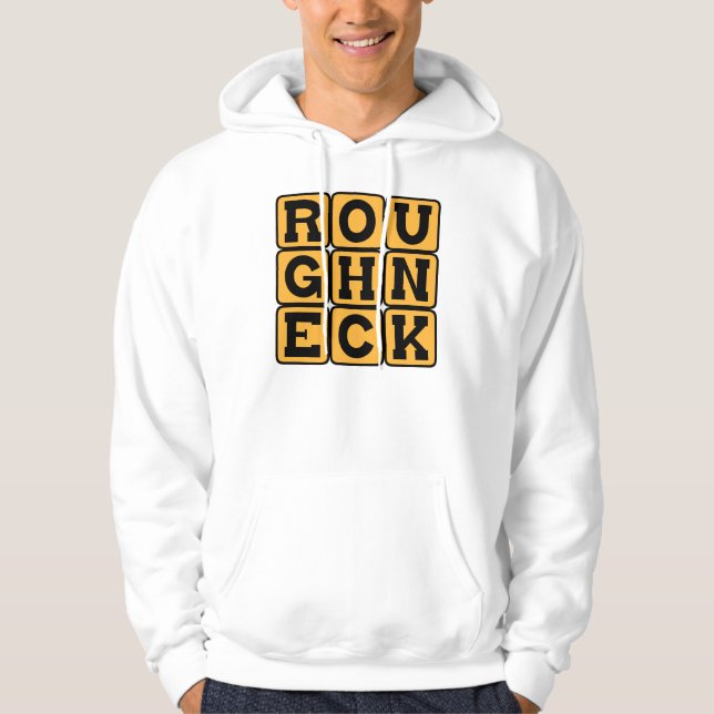 Roghneck, Ölbohrinsel Hoodie (Vorderseite)